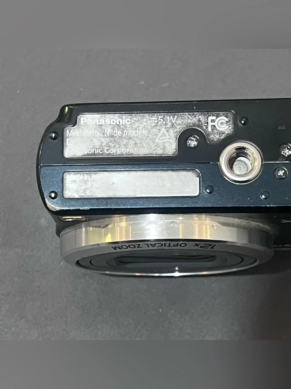 Panasonic Lumix DMC-ZS5 Digital Camera with 12x Optical Zoom Tested Work Battery